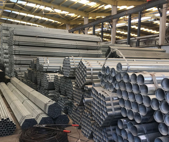 滨海q235b热镀锌带钢管